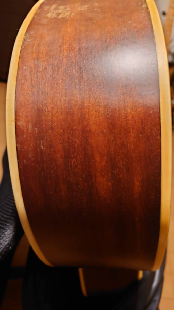Ibanez Artwood Acoustic Guitar Natural Abalone Rosette Inlay Old Preowned Japan