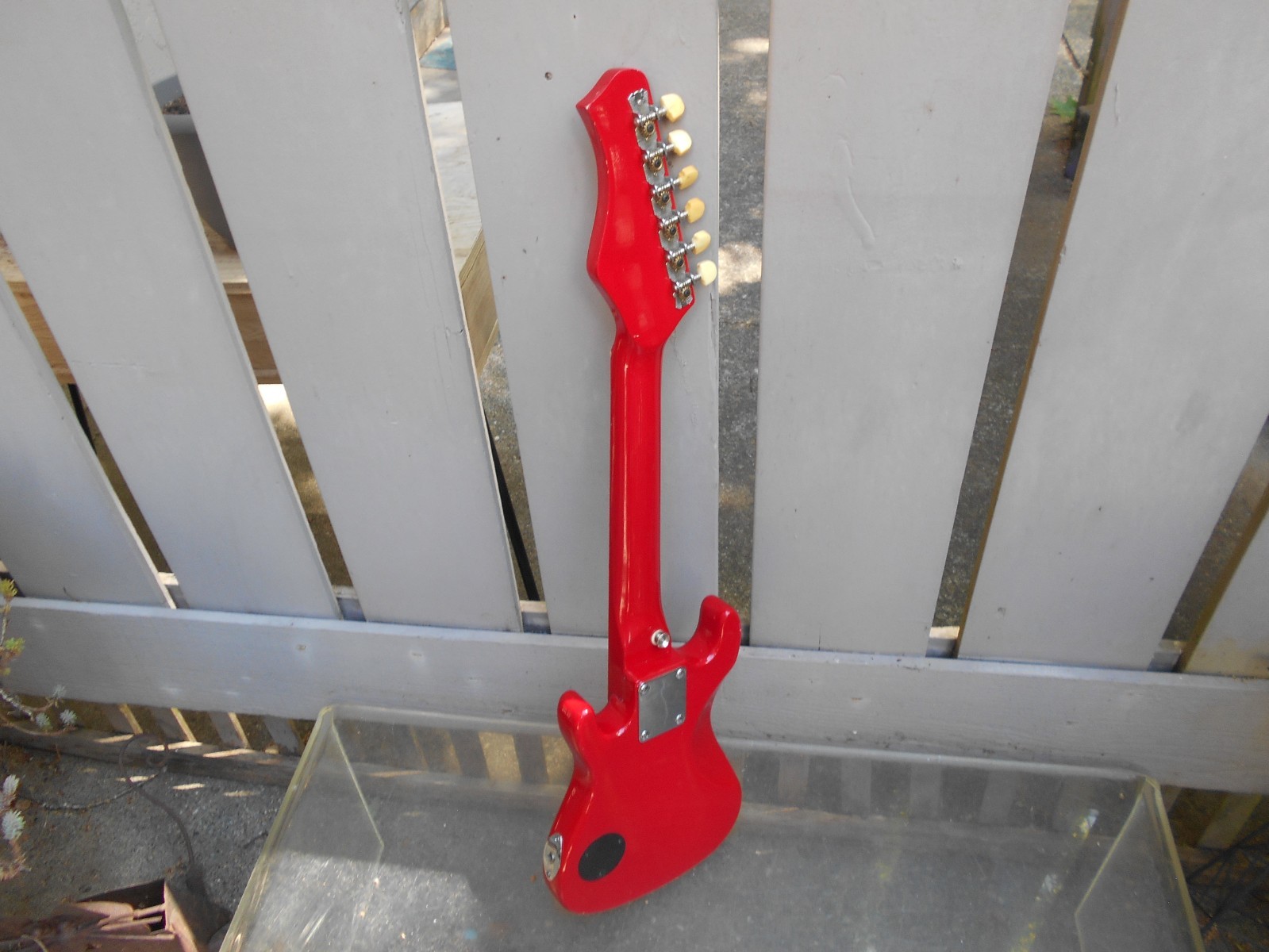 1980s 90s The Shredder Solid Body Travel size/ Mini Electric Guitar 30.5 inch
