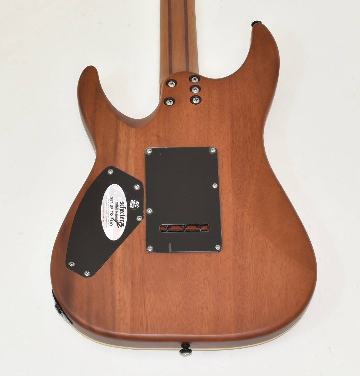 Schecter C-1 Exotic Spalted Maple Guitar Natural B-Stock 0313