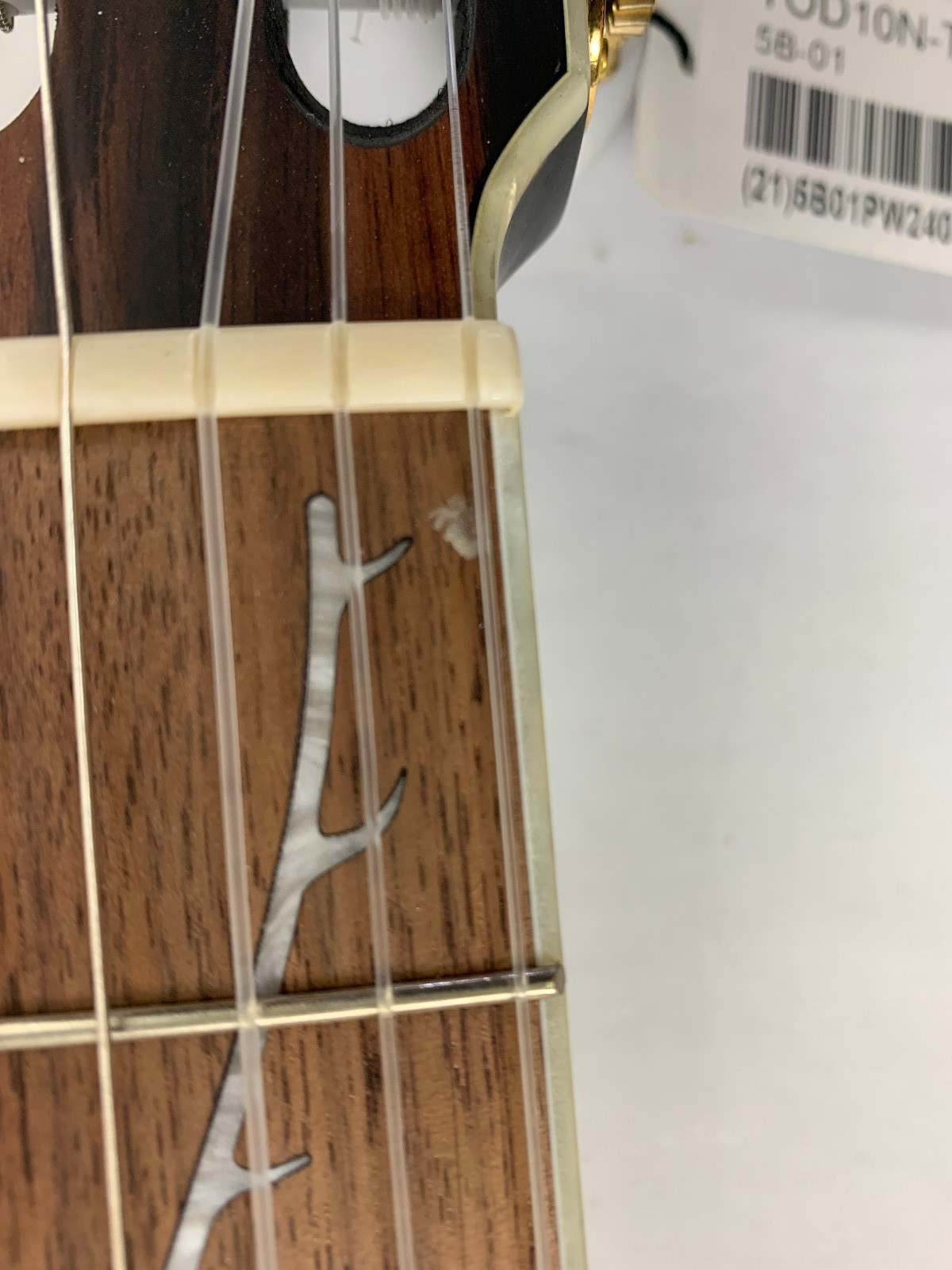 Ibanez TOD10N Tim Henson Nylon Transparent Black Flat TOD-10 N TKF – B-Stock