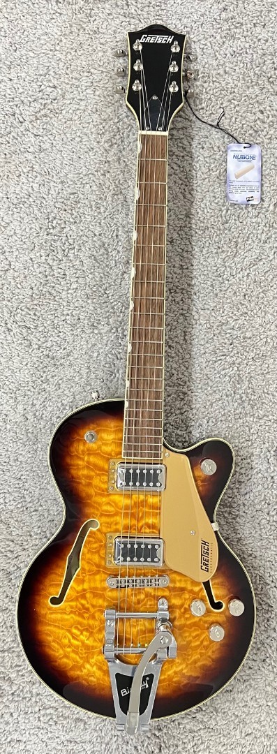 Gretsch G5655T-QM Electromatic Center Block Jr Quilted Maple w/Bigsby, Sweet Tea