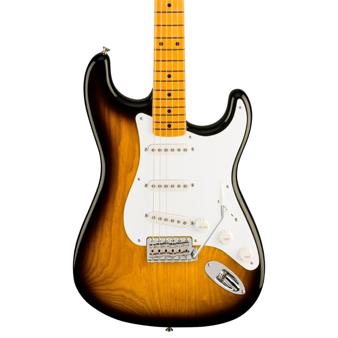 Fender 70th Ann. American Vintage II 1954 Strat Guitar, Maple, 2-Color Sunburst