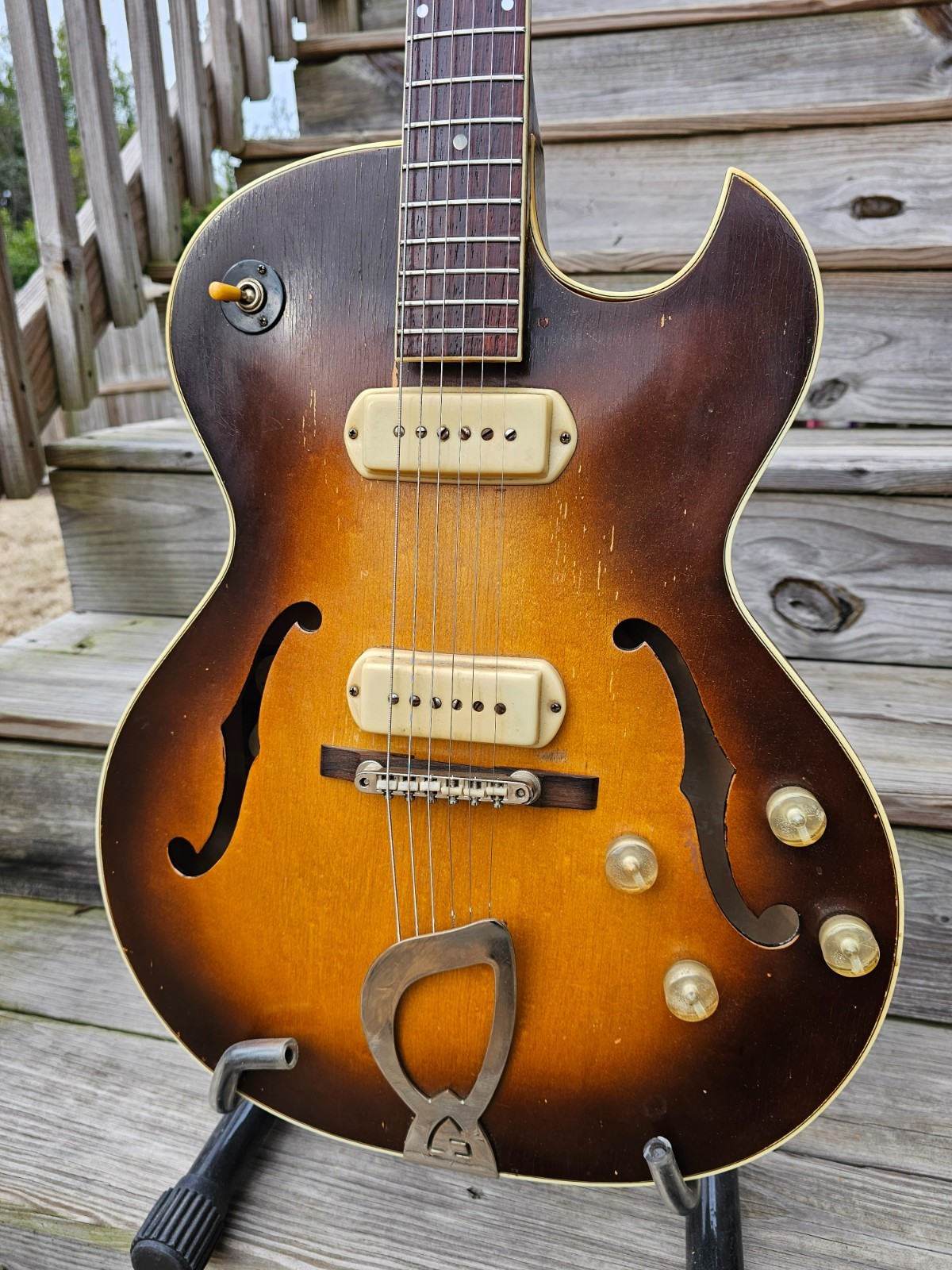 1958 Guild T-100D Slim Jim Electric Guitar with P90’s
