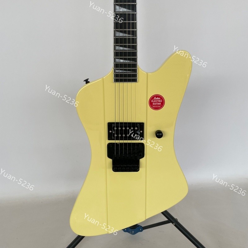 Solid Body Electric Guitar Cream FR Bridge Rounded Stainless Fret H Pickups