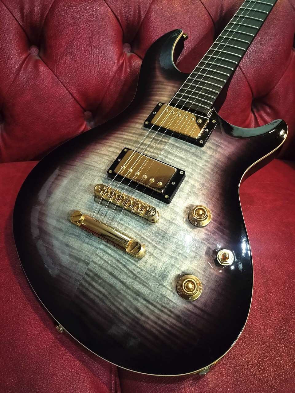 Edwards E-MYSTIQUE Flame Maple ESP H-3 Ebony Used