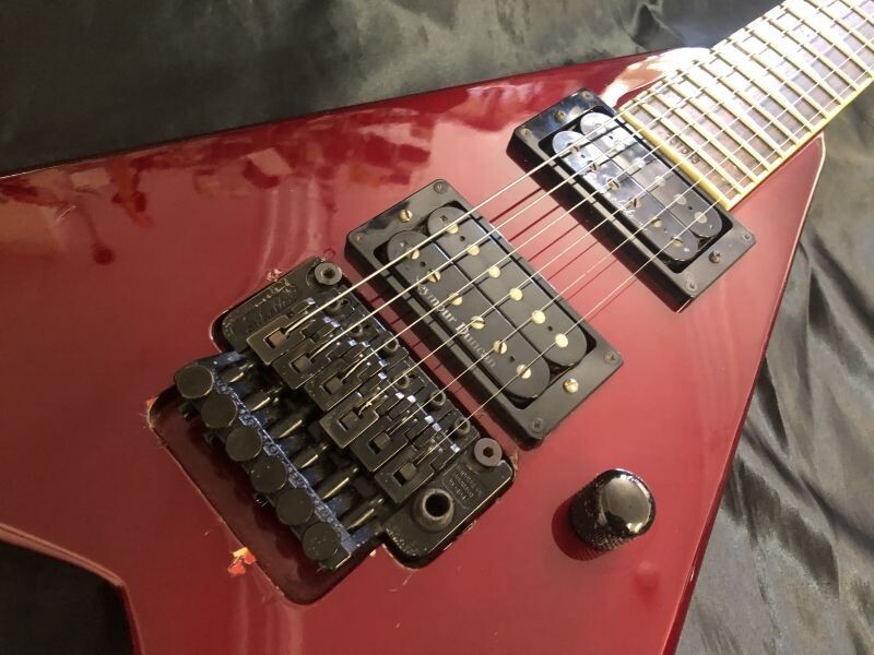 Grover Jackson KV D-120 King V Metallic Red 1990s Electric Guitar