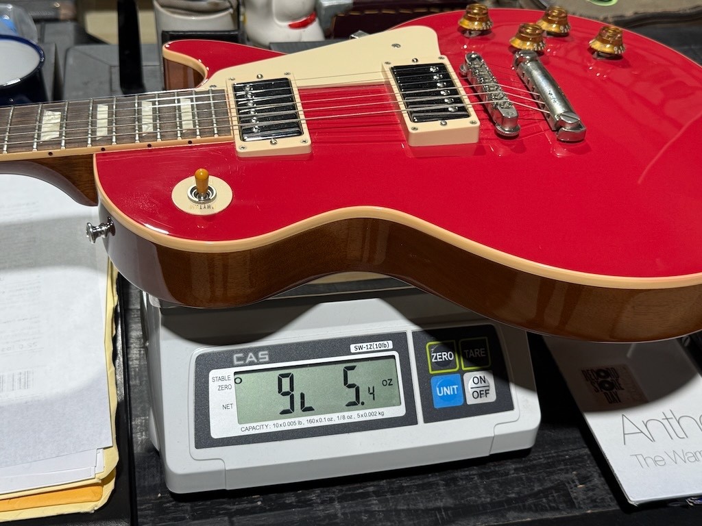 2012 Gibson Les Paul Std. LPR-7 ’57 Reissue Custom Shop “Cardinal Red” Maple Top