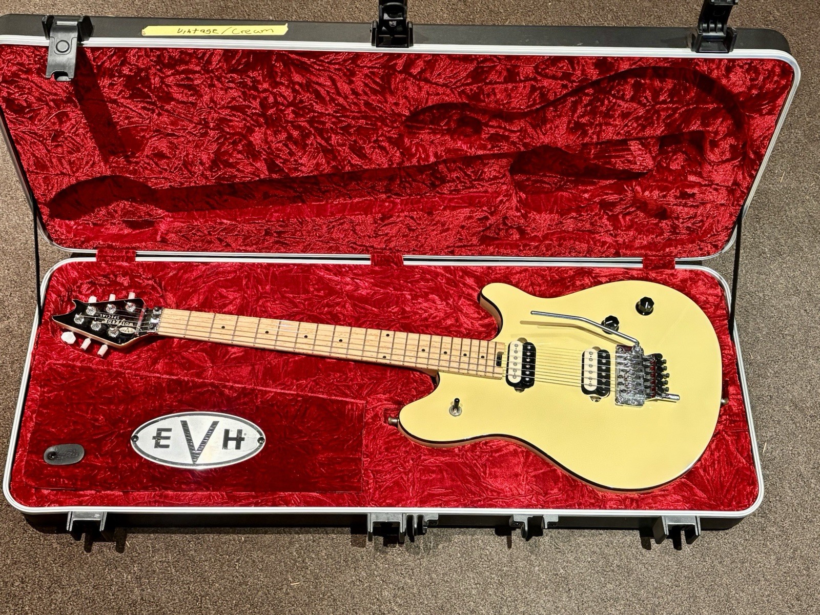 EVH USA Wolfgang 2008 Cream 6-String RH Electric Guitar w/ Hard Case