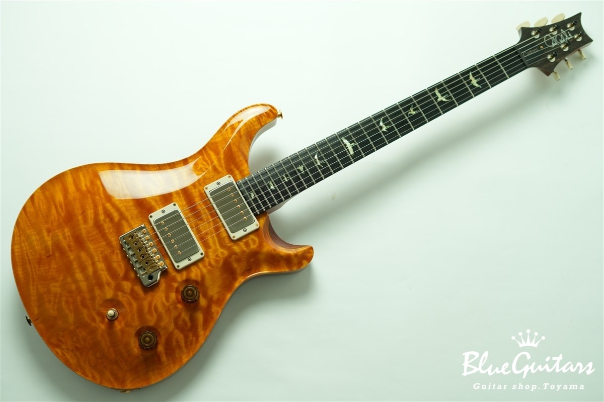 Paul Reed Smith Wood Library Custom 24 1-piece Quilt Maple Top Santana Yellow