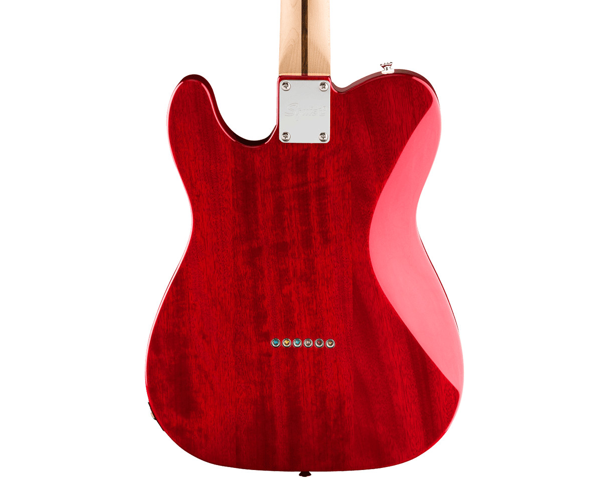 Used-Squier Affinity Telecaster FMT SH – Crimson Red Transparent w/Laurel FB