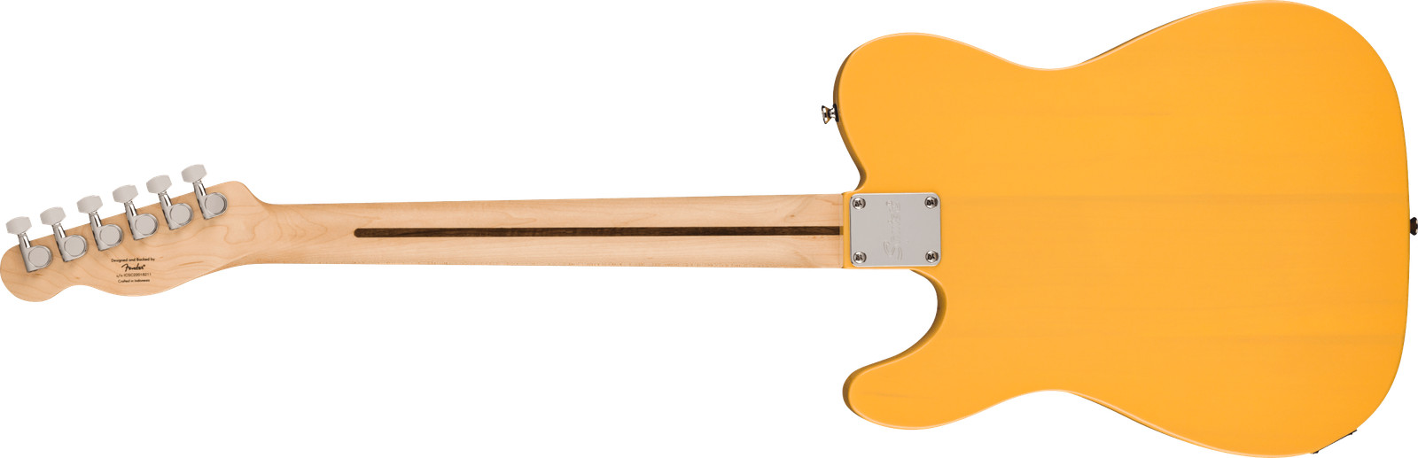 Fender Squier Sonic Telecaster Electric Guitar, Butterscotch Blonde, Maple Neck
