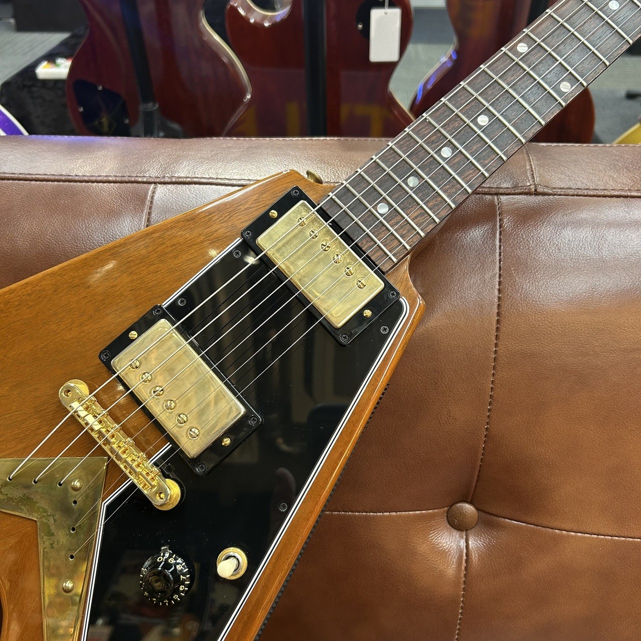 Gibson Custom Shop 1959 Flying V Mahogany Natural 2.81kg 2021 Electric Guitar