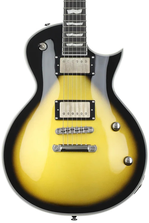 ESP LTD BK-600 Bill Kelliher Signature Electric Guitar – Vintage Silver Sunburst