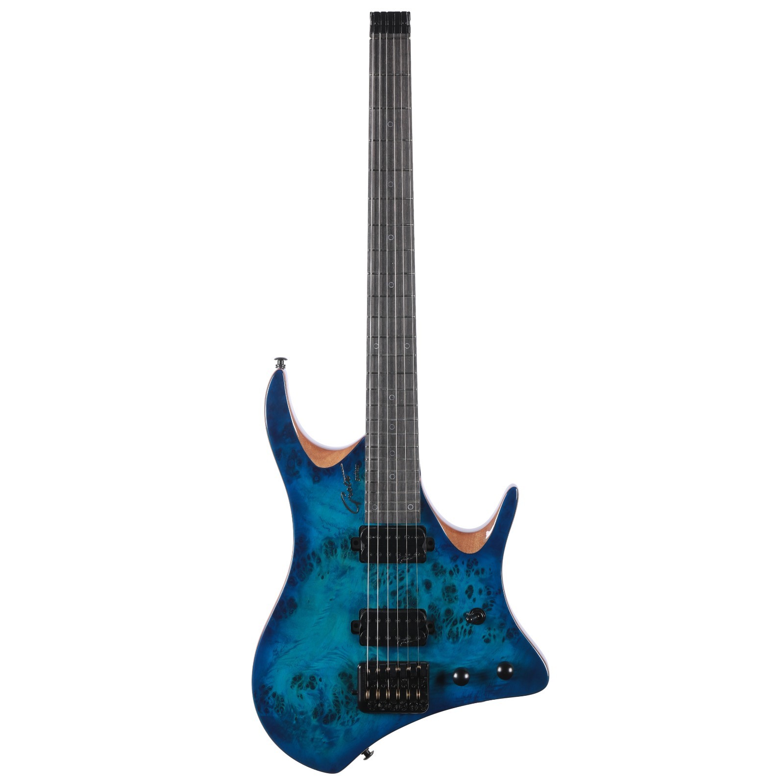 Grote Headless Electric Guitar Lightweight Model (includes gig bag) (Blue)