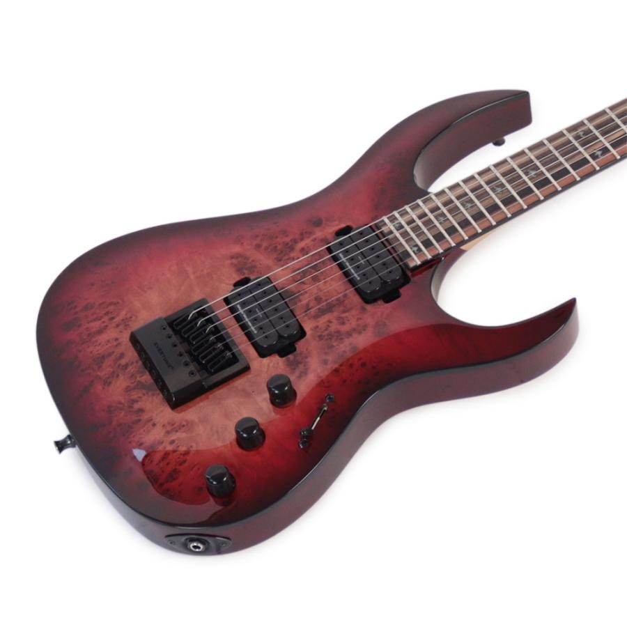 B.C.Rich SHREDZILLA PROPHECY ARCHTOP WITH EVERTUNE LAVA Burst Black Line Inlays