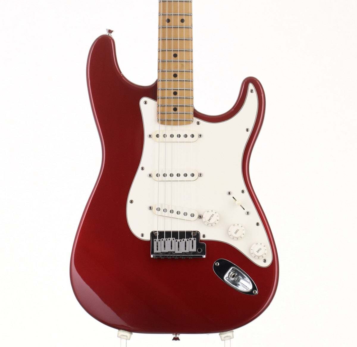 Fender American Standard Stratocaster Maple Candy Apple Red Used Electric Guitar