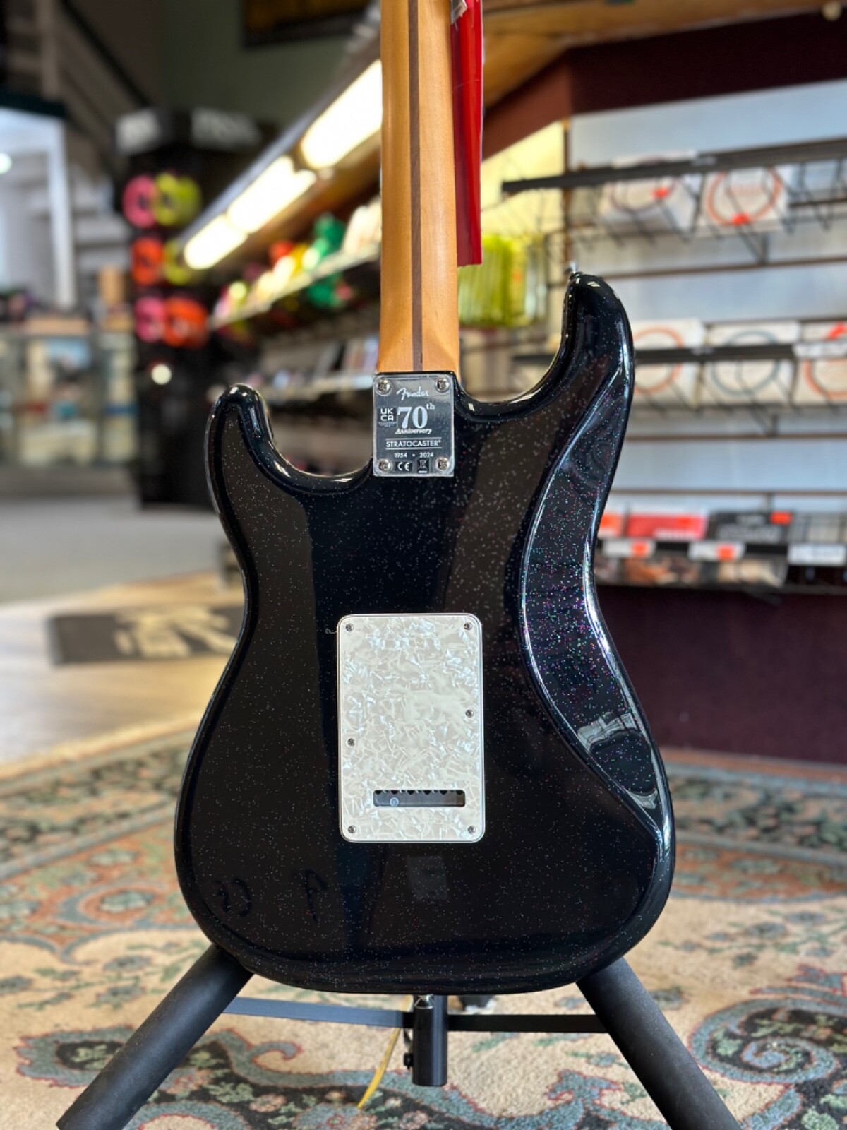 Fender 70th Anniversary Player Stratocaster, RW, Nebula Noir W/ Free Shipping