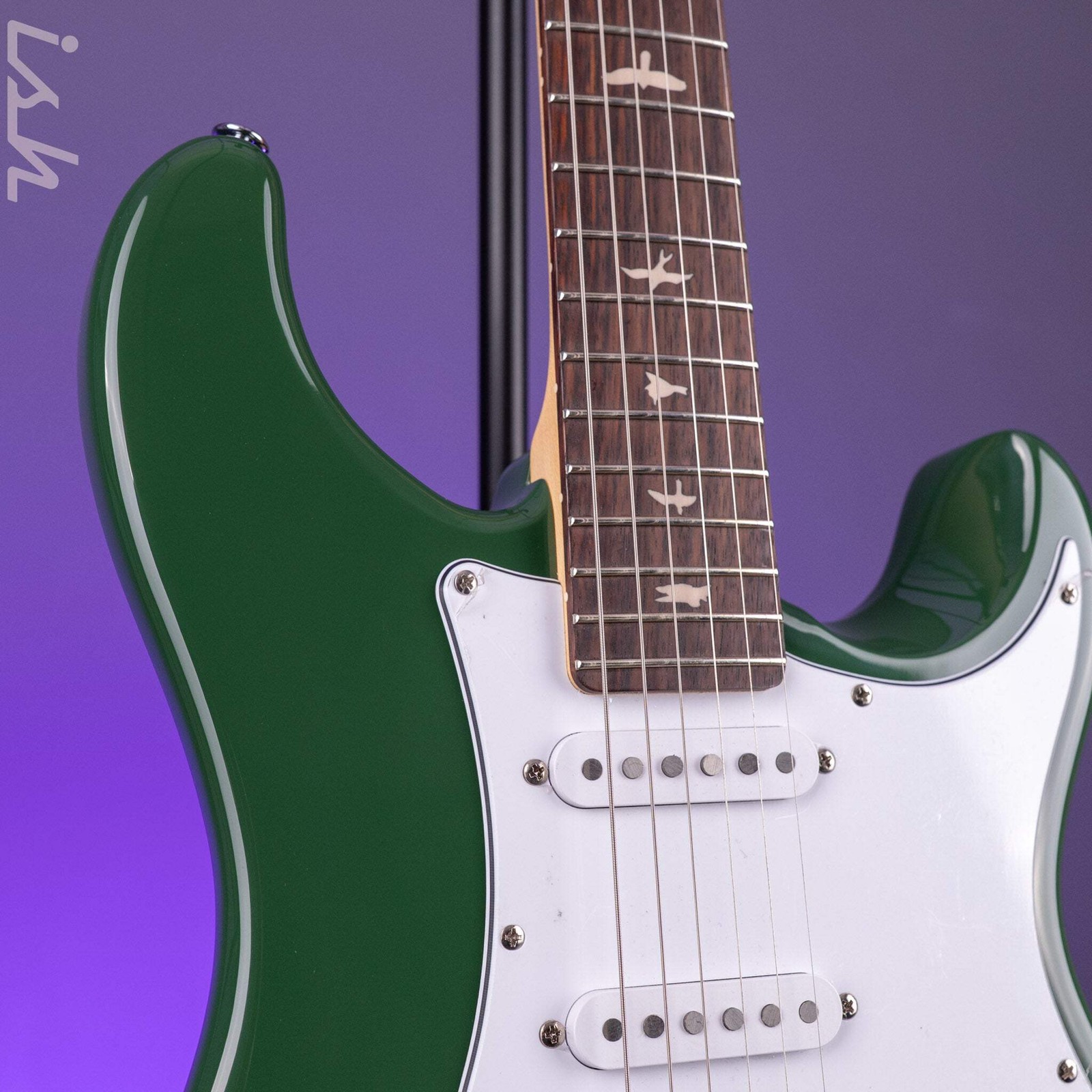 PRS SE Silver Sky Rosewood Board Laurel Green Demo