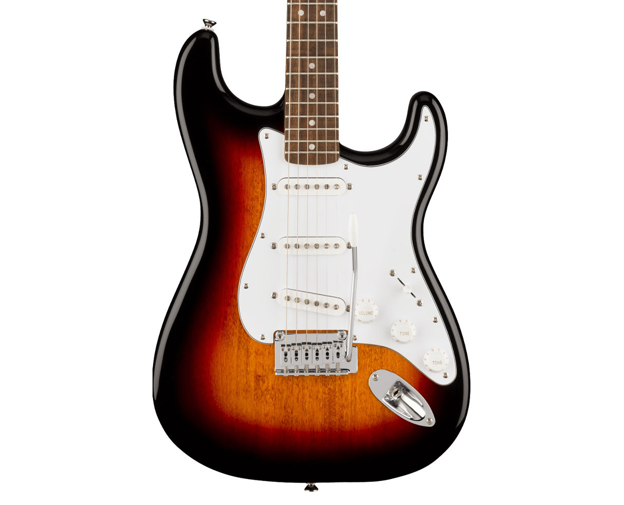 Squier Affinity Series Stratocaster – 3-Tone Sunburst w/ Laurel FB