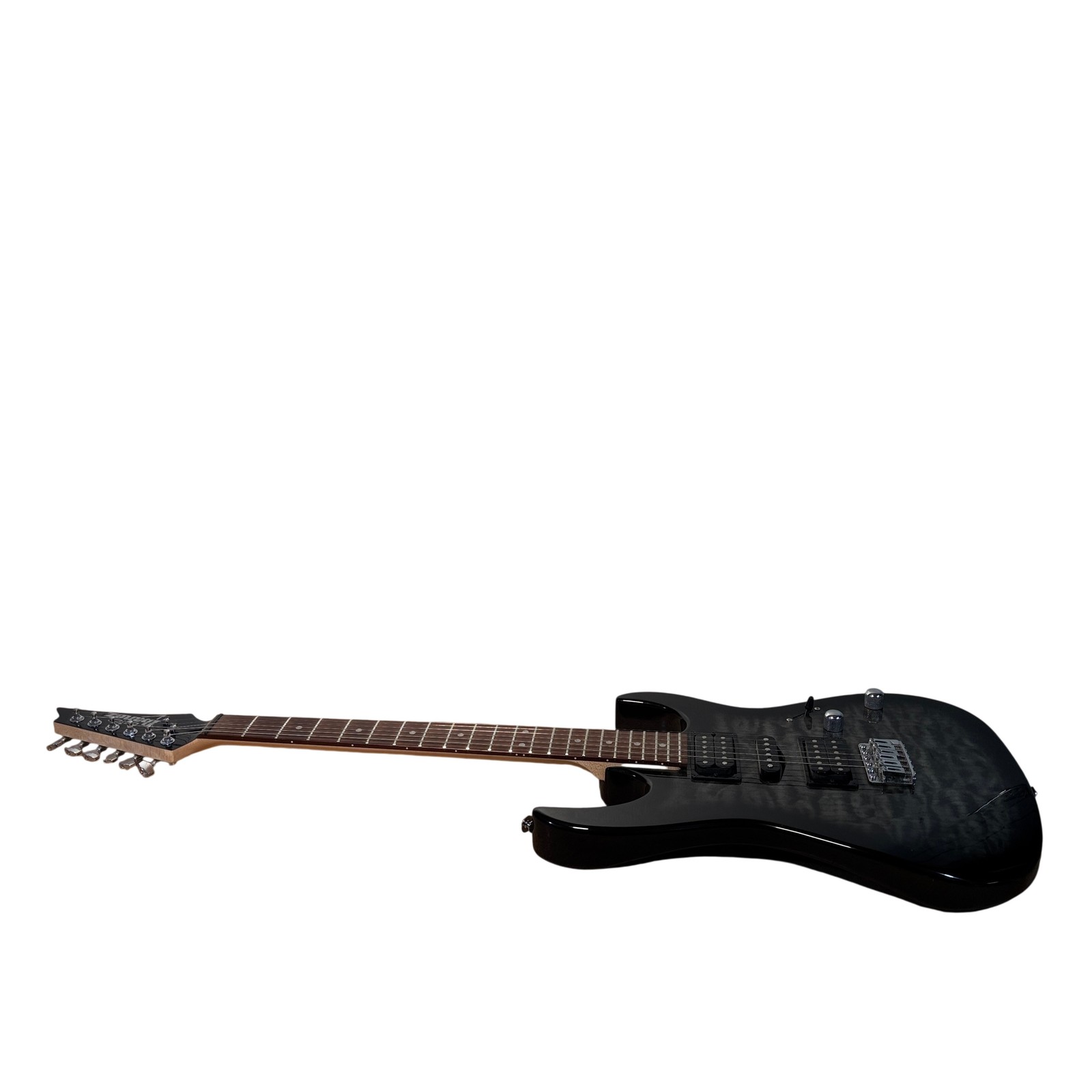 Ibanez GIO Grx70qa Black Sunburst 6-String 22-Fret Electric Guitar 4435