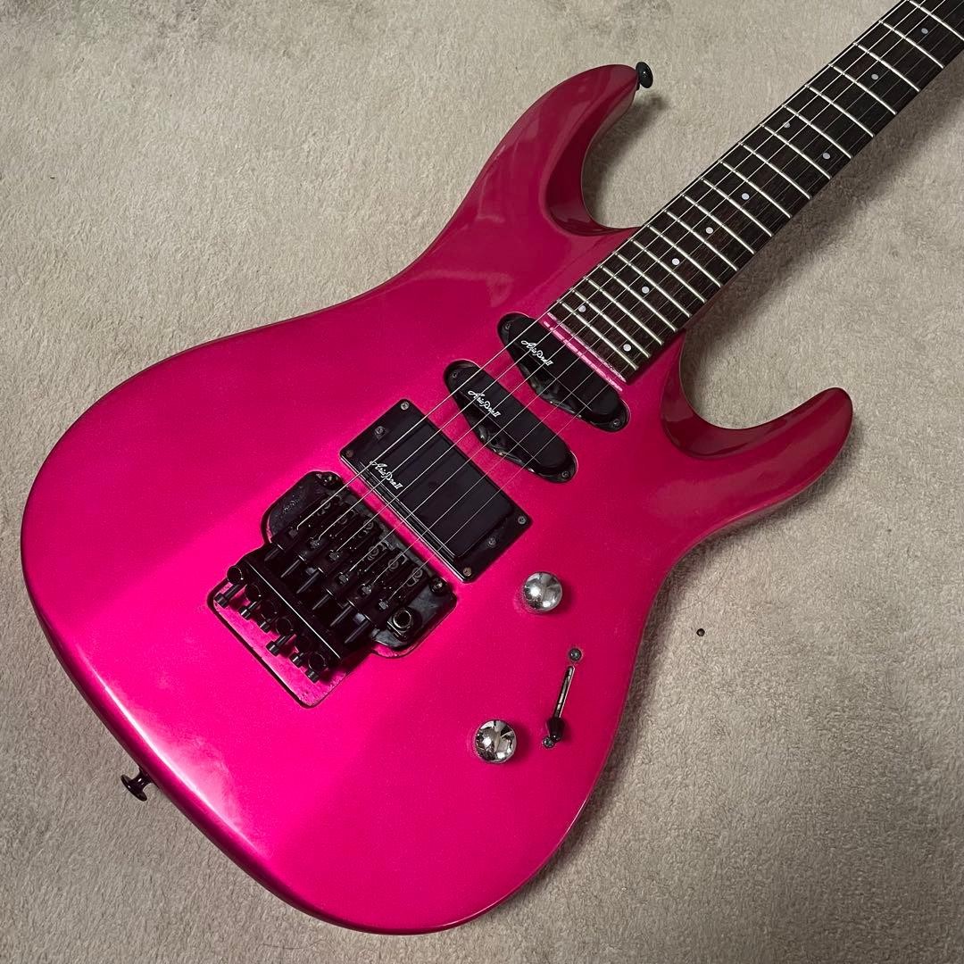 Aria Pro II MAGNA series MA-550 Pink Dinky type Electric Guitar Used From Japan