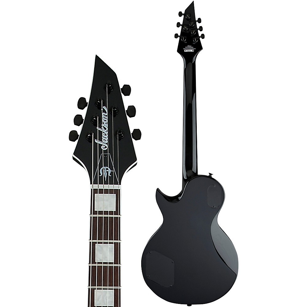 Jackson X Series Marty Friedman MF-1 Electric Guitar Black With White Bevel