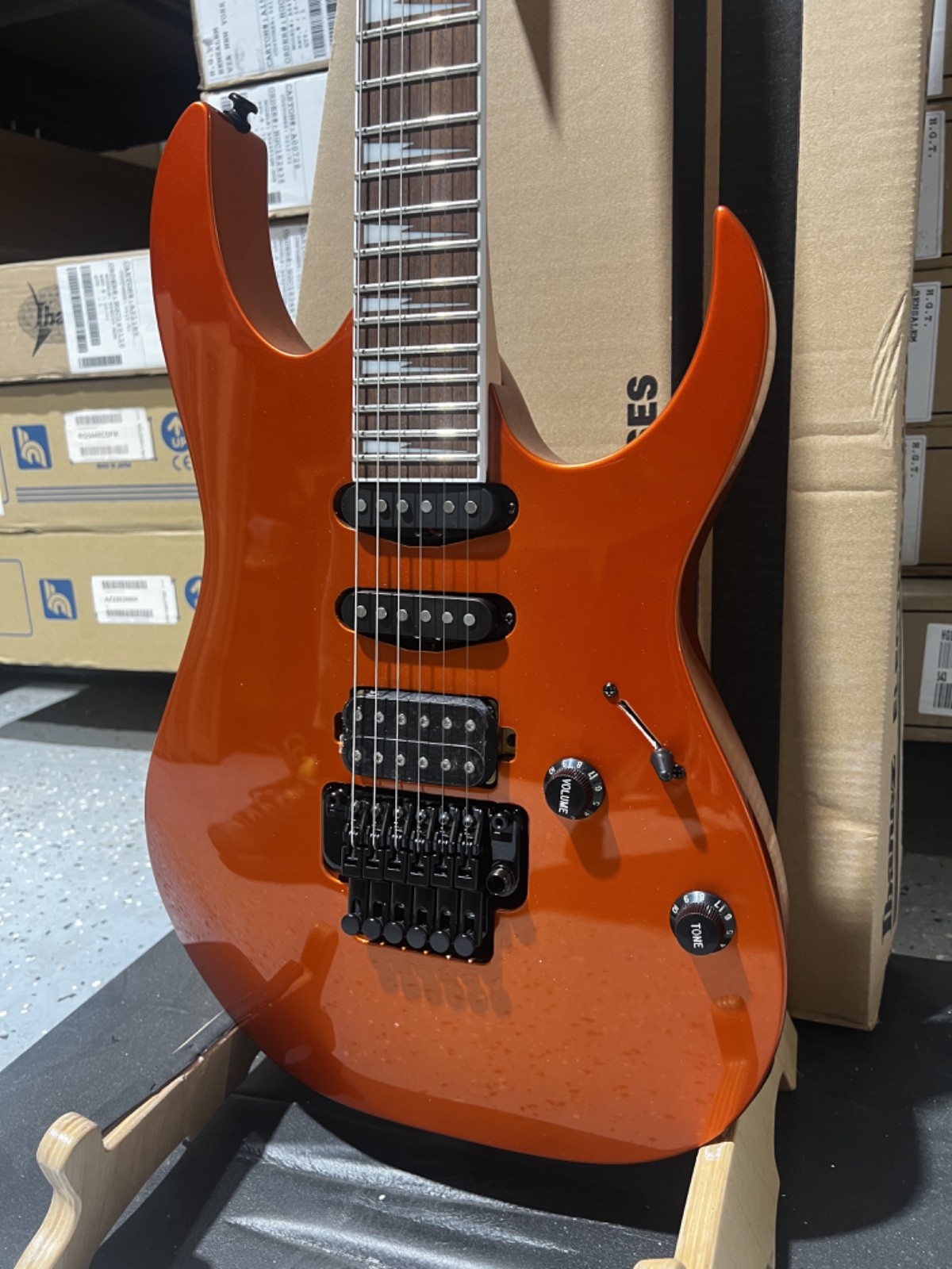 Ibanez Standard RG460DX Electric Guitar – Roadster Orange Metallic