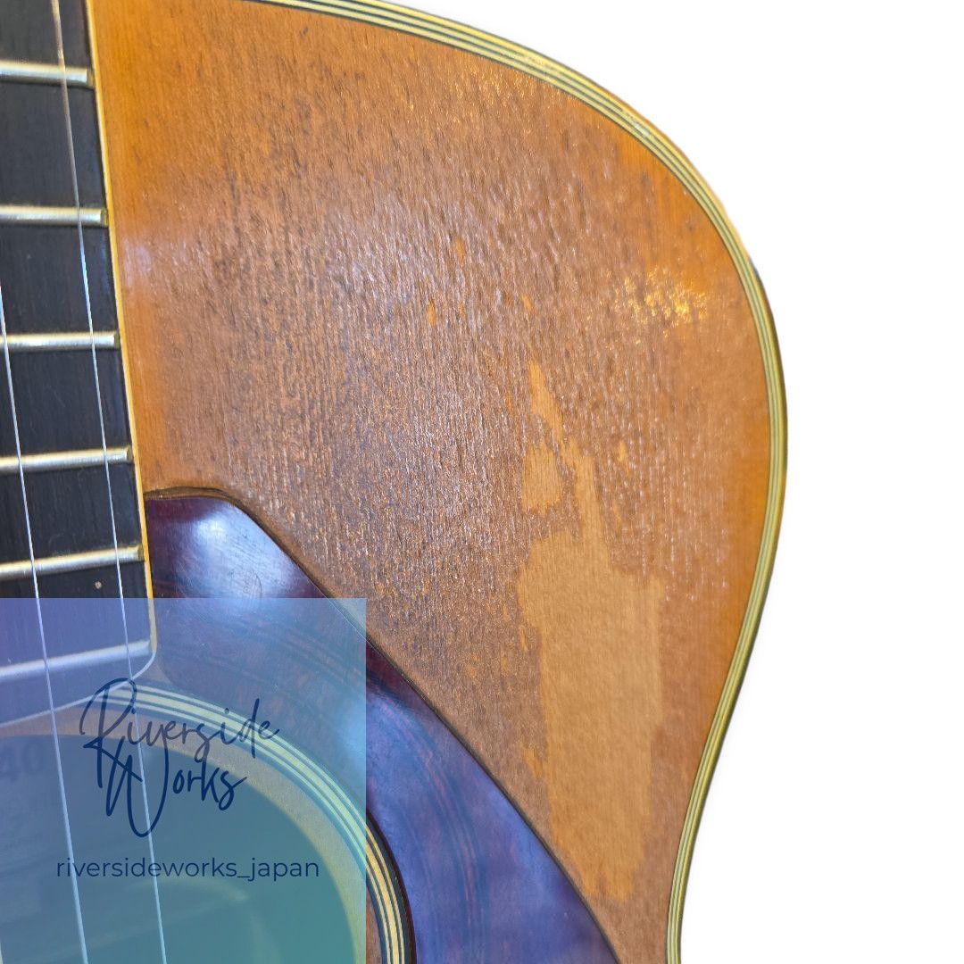 Rare YAMAHA FG-440 Green Label Vintage New Jacaranda