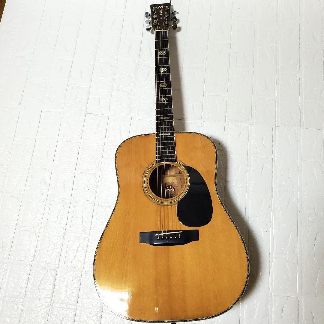 Good condition Maurice W-50 70s acoustic guitar Jacaranda plywood