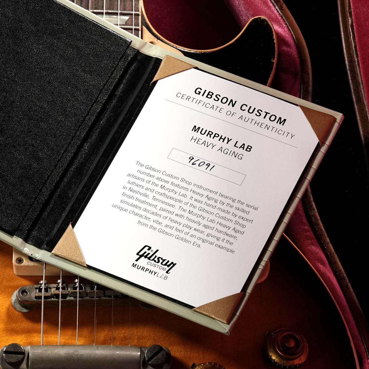 Gibson CS 1959 Les Paul Standard Reissue BOTB Pg58 ML Heavy Aged (3.81kg) 9 6091