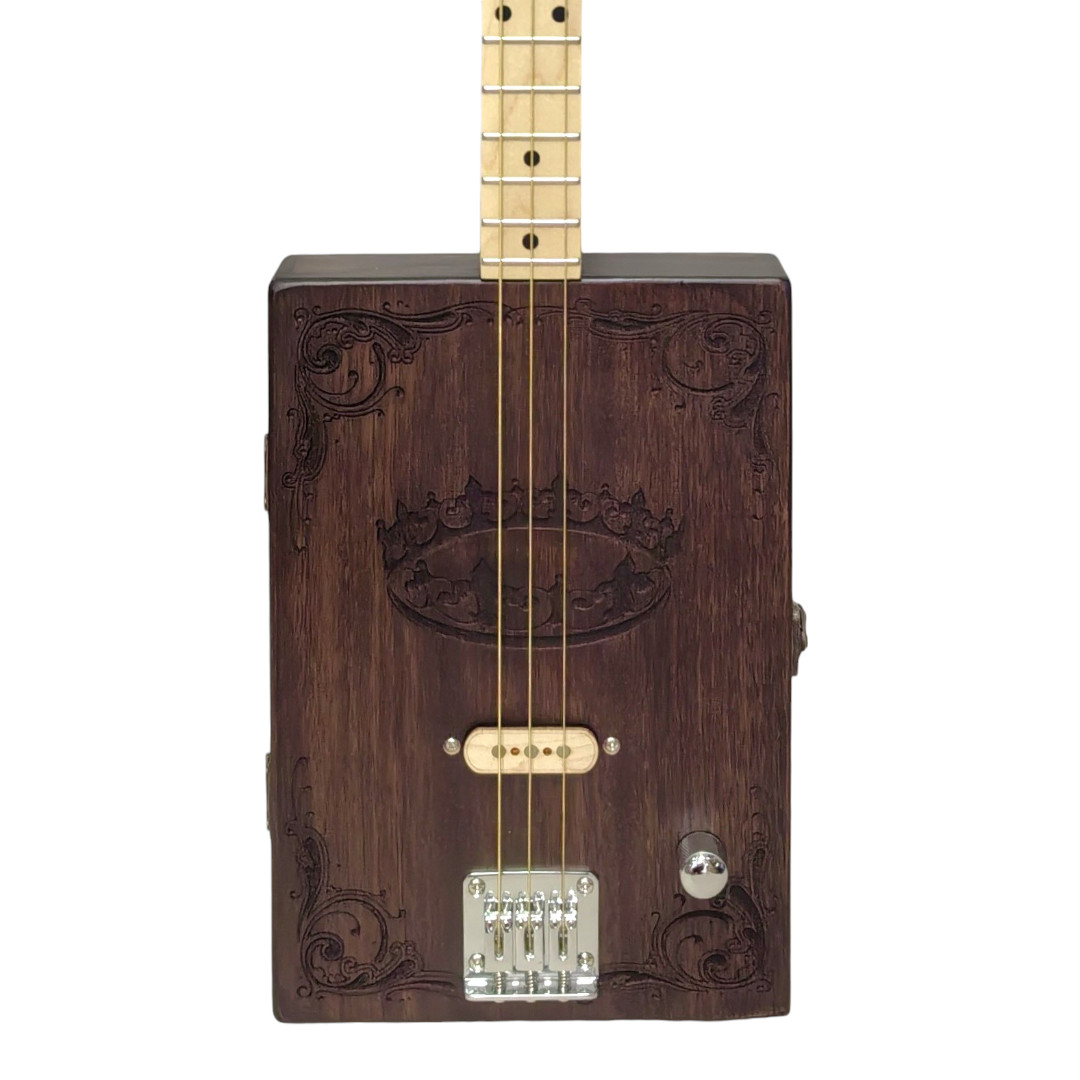 Haze Mahogany Cigar Box Guitar – Brown HX58 DIY kits