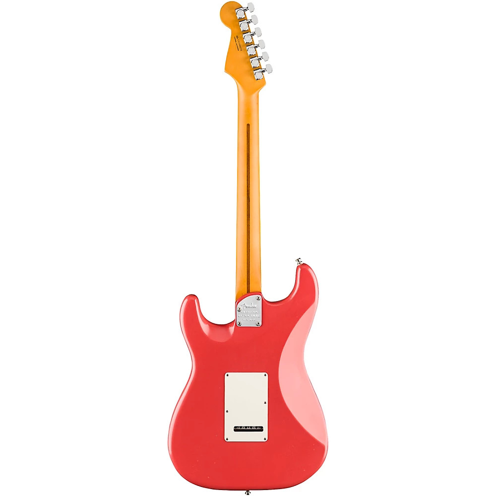 Fender American Ultra Luxe Vntg 60s Stratocaster HSS Rosewd FB Guitar Fiesta Red