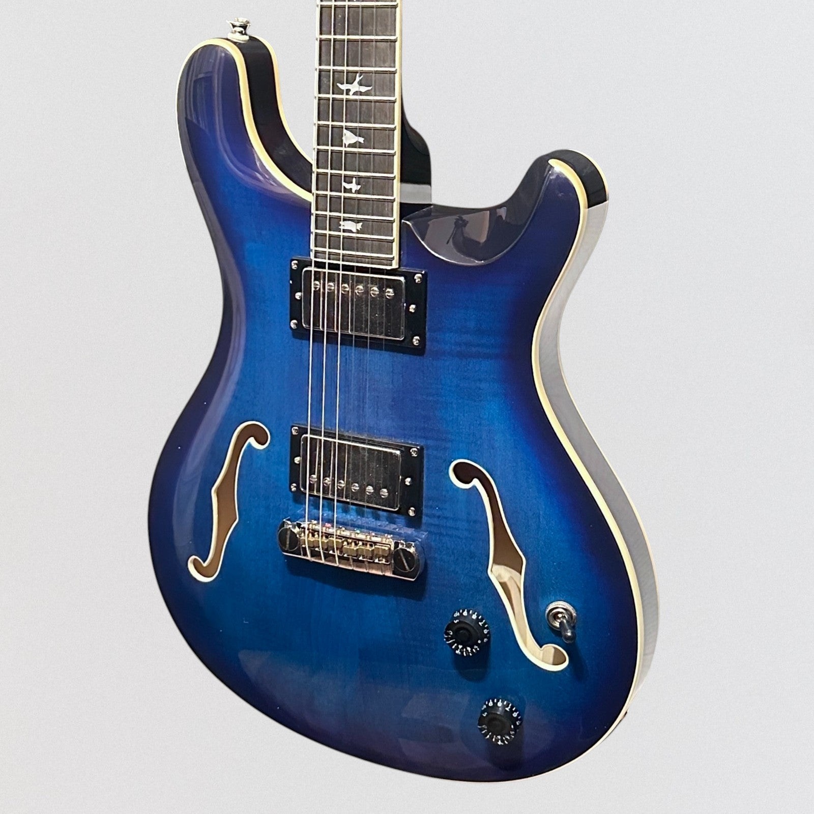 Paul Reed Smith PRS SE Hollowbody II Electric Guitar w/ Case – Faded Blue Burst