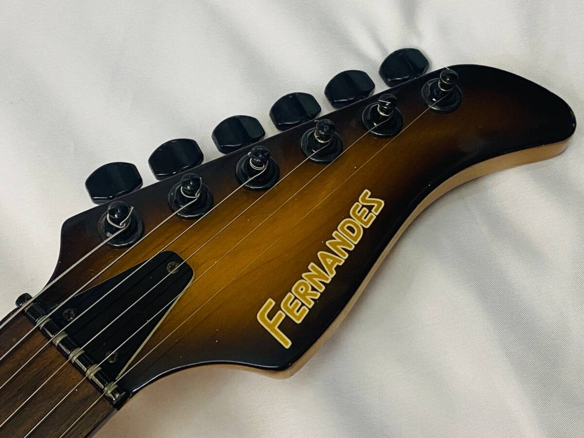 Electric Guitar Fernandes FR-75T 1990 Sunburst HSH Tremolo MIJ Japan