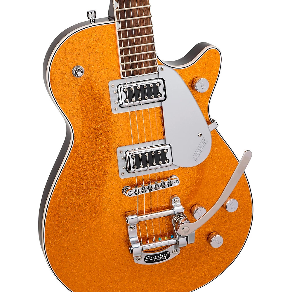 Gretsch G5230T Electromatic Sparkle Jet FT Single-Cut w/Bigsby Guitar Gold Spark
