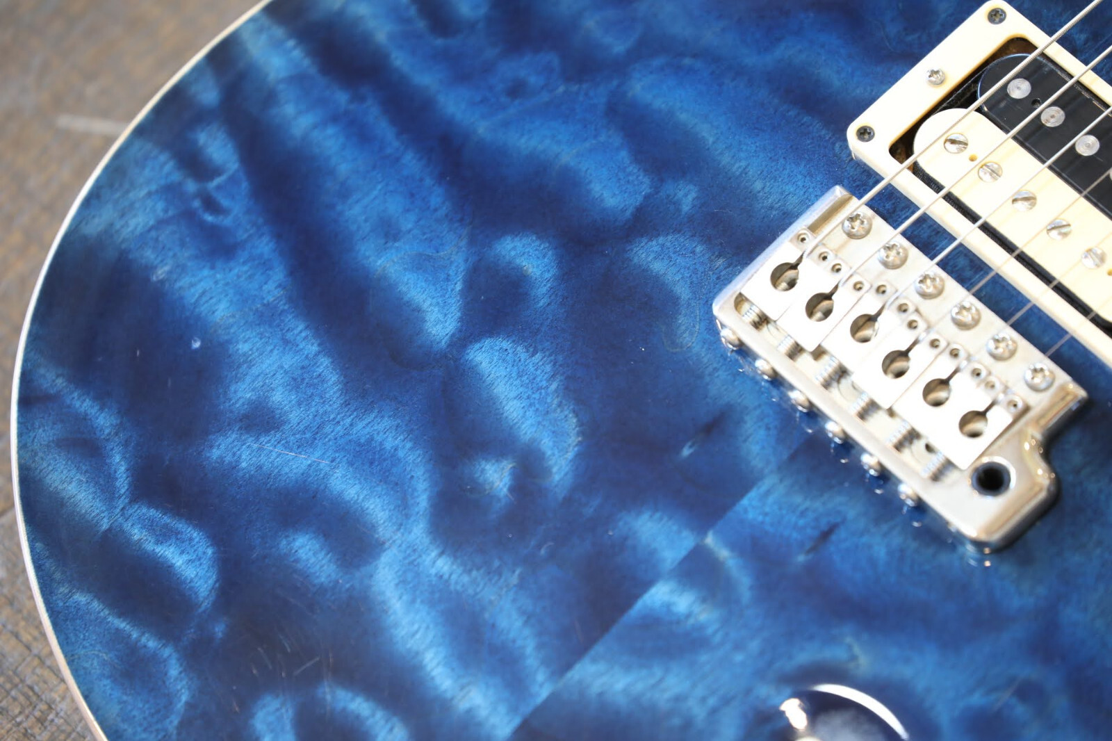 2003 PRS Custom 22 Single-Cut Electric Guitar Whale Blue Quilt 10 Top + Case