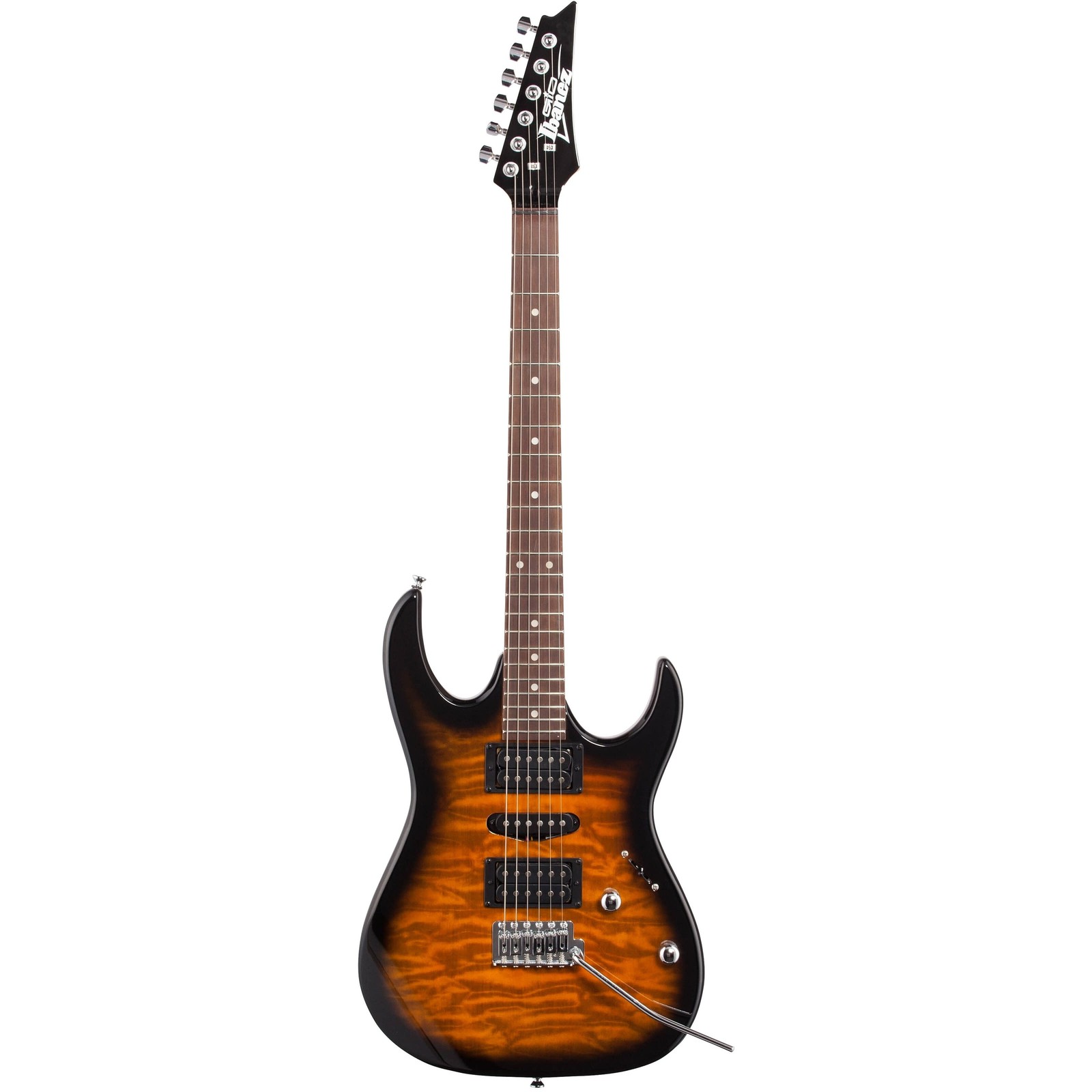 Ibanez GRX70QA Gio Electric Guitar, Jatoba Fingerboard, Sunburst