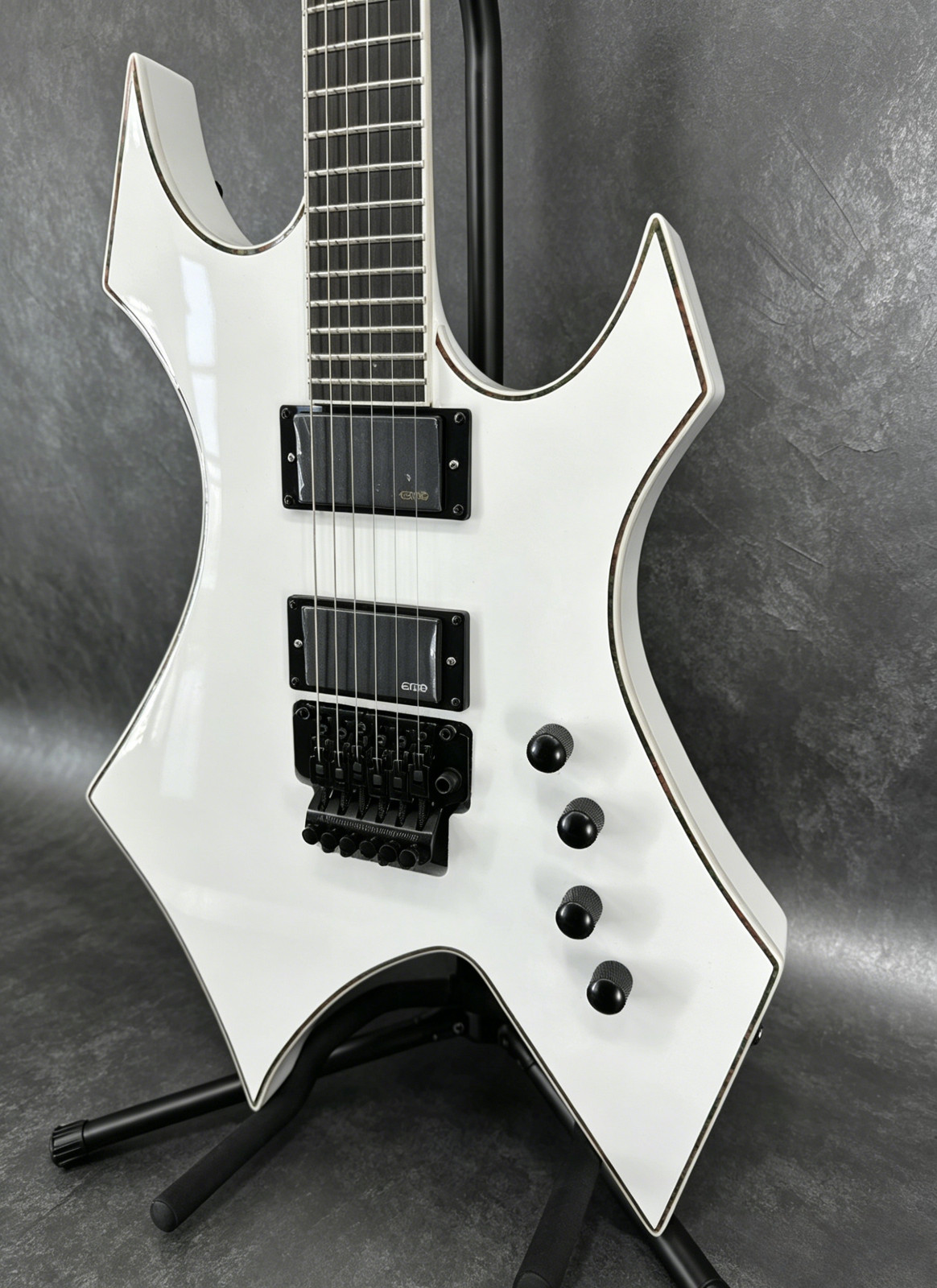 Ship US Warlock White Electric Guitar Rosewood Fingerboard With FR Bridge