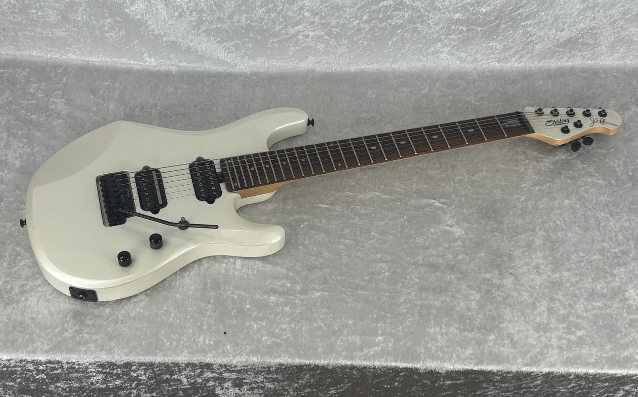 Sterling by Music Man JP70 John Petrucci guitar in pearl finish w/ bag