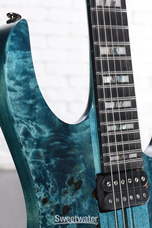 Ibanez Premium RGT1220PB Electric Guitar – Cosmic Blue Low Gloss