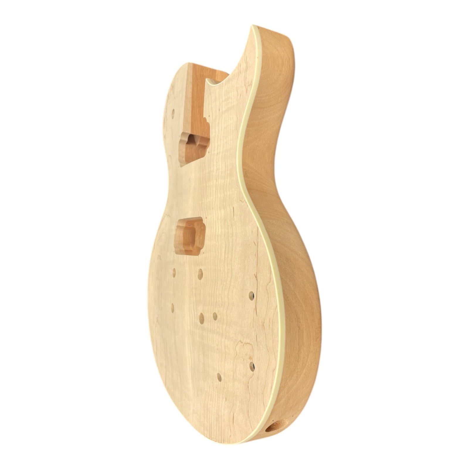 Haze Solid Flame Maple Top Mahogany HLP H-H Electric Guitar DIY Kit LPM385SFMDIY