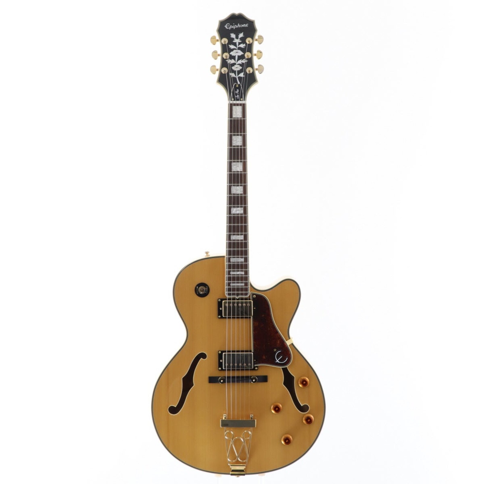Epiphone Joe Pass Emperor II Natural Used 2011 Rosewood FB w/Soft Case