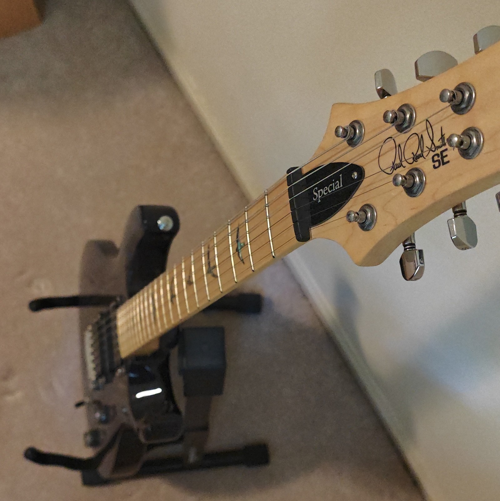 PRS SE Swamp Ash Special Charcoal 6-String Electric Guitar