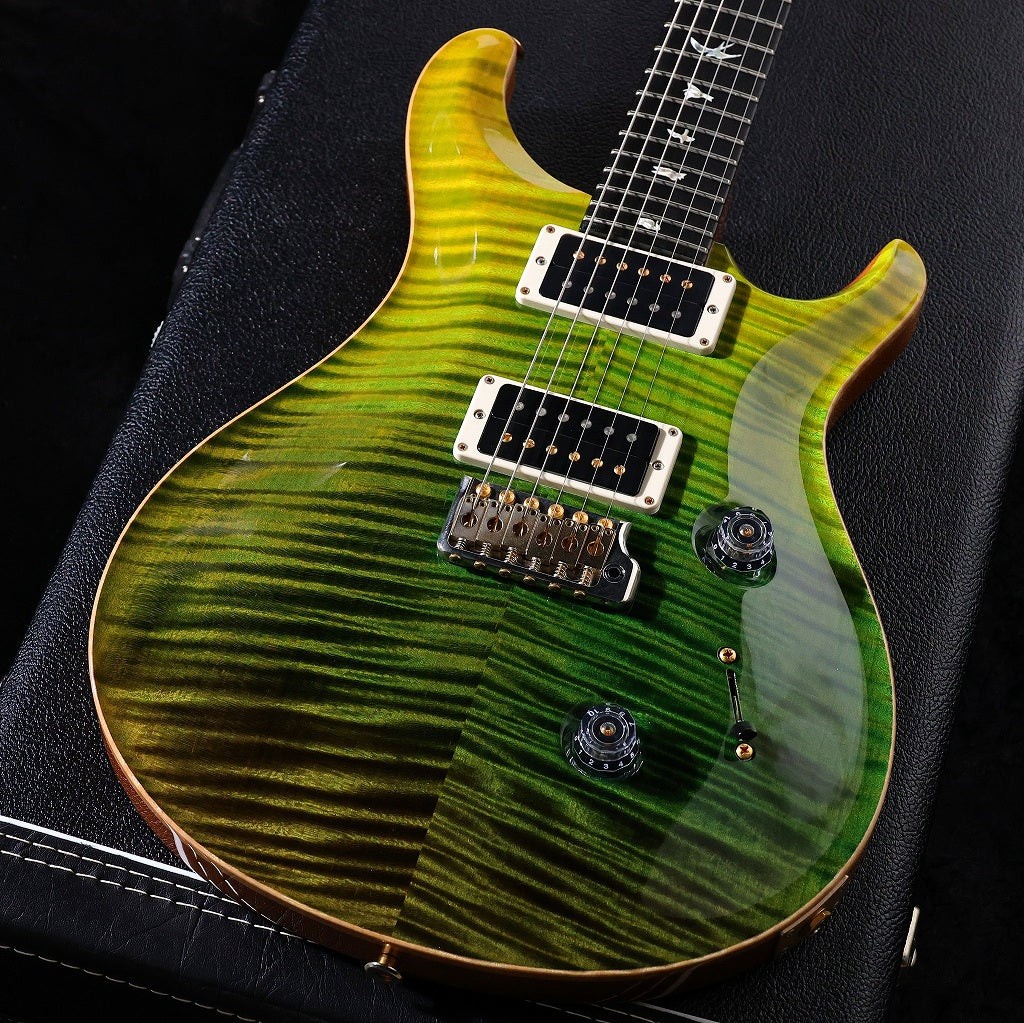 PRS 2021 Custom 24 10-Top Green Fade Pattern Regular Neck [0331244]