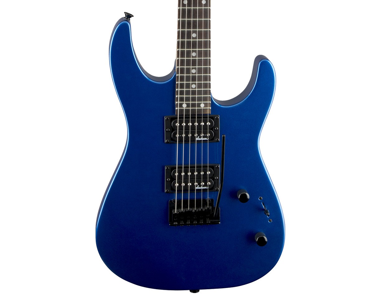 Used Jackson JS Series Dinky JS12 Guitar – Metallic Blue w/Amaranth FB