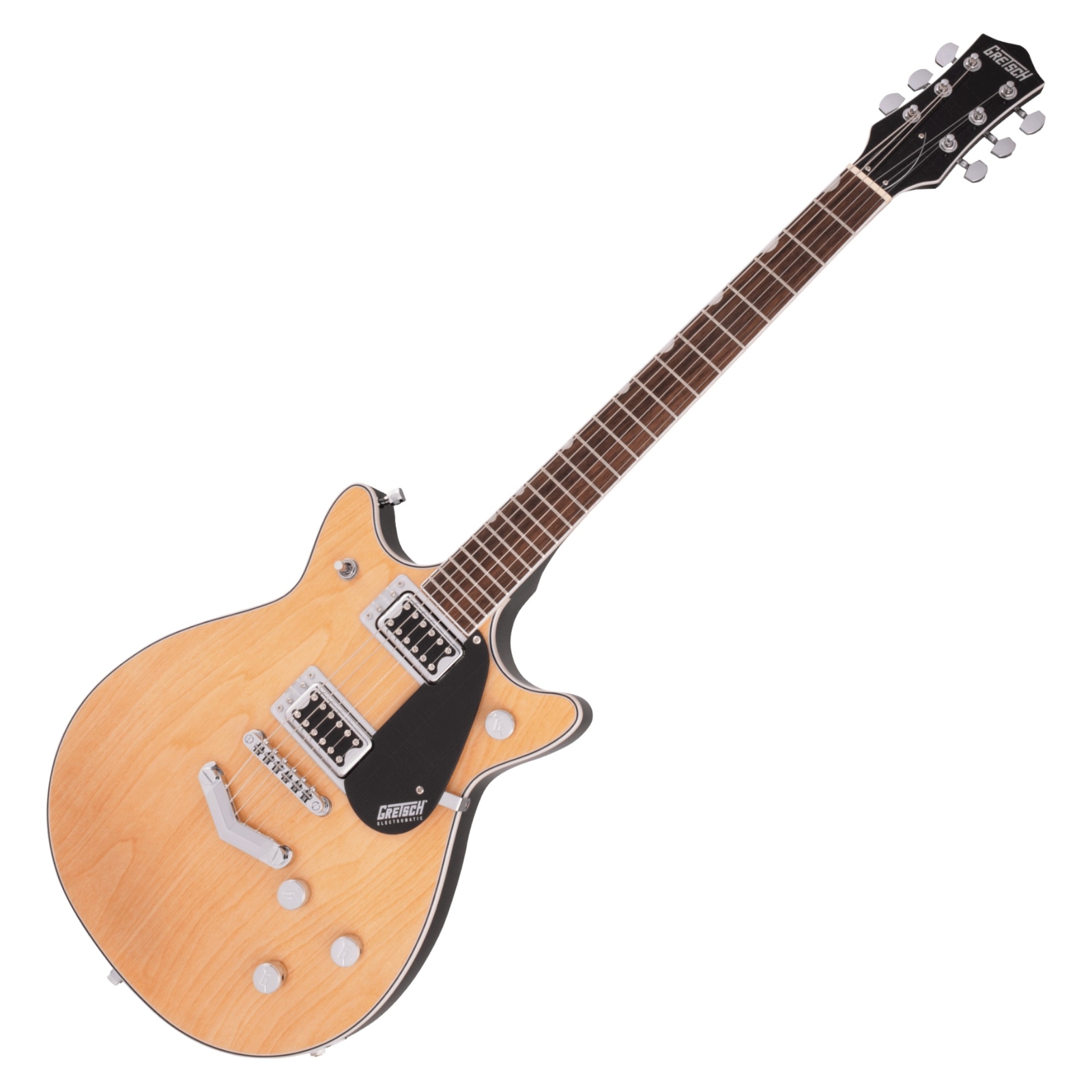 Gretsch G5222 Electromatic Double Jet BT Electric Guitar, Aged Natural