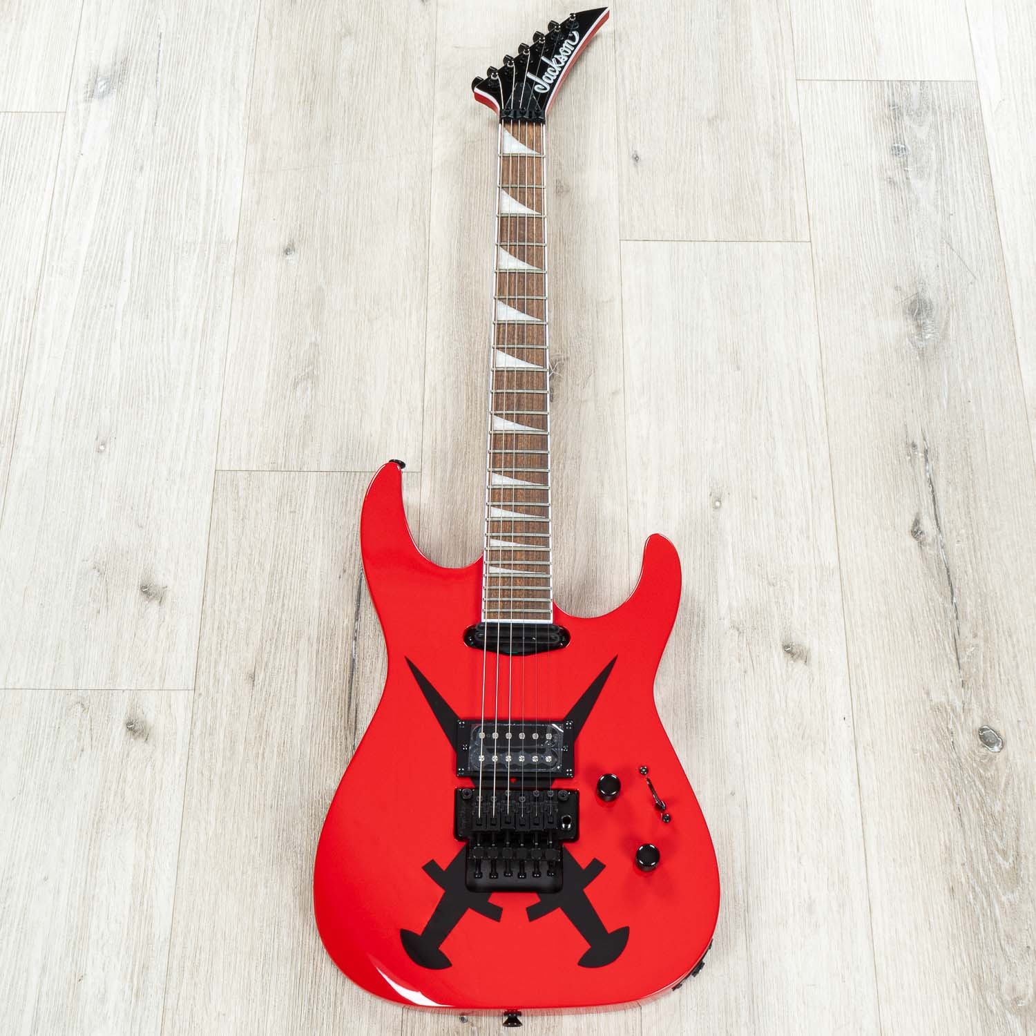 Jackson X Series Soloist SL1A DX Guitar, RD Cross Daggers
