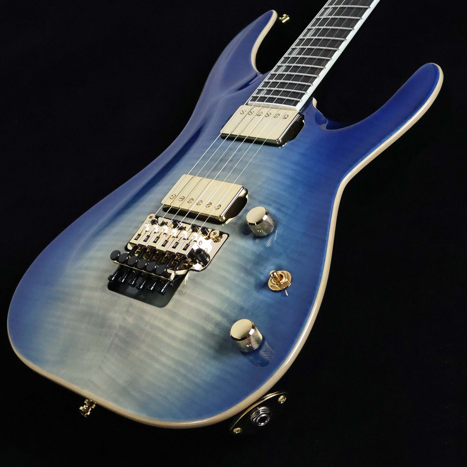 EDWARDS / E-HORIZON-CTM 50TH Black Aqua Burst C Special limited edition model