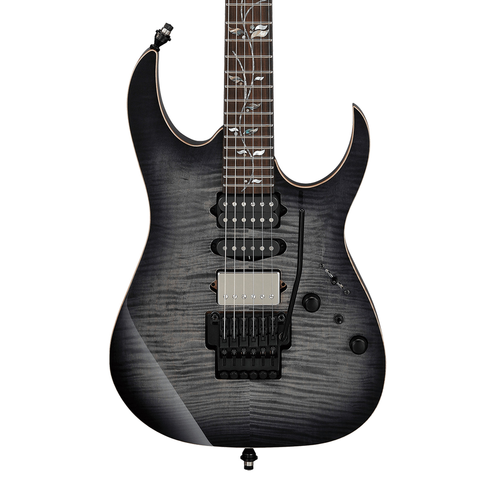 Used Ibanez RG8870BRE RG j.custom Axe Design Lab Guitar w/Case Black Rutile