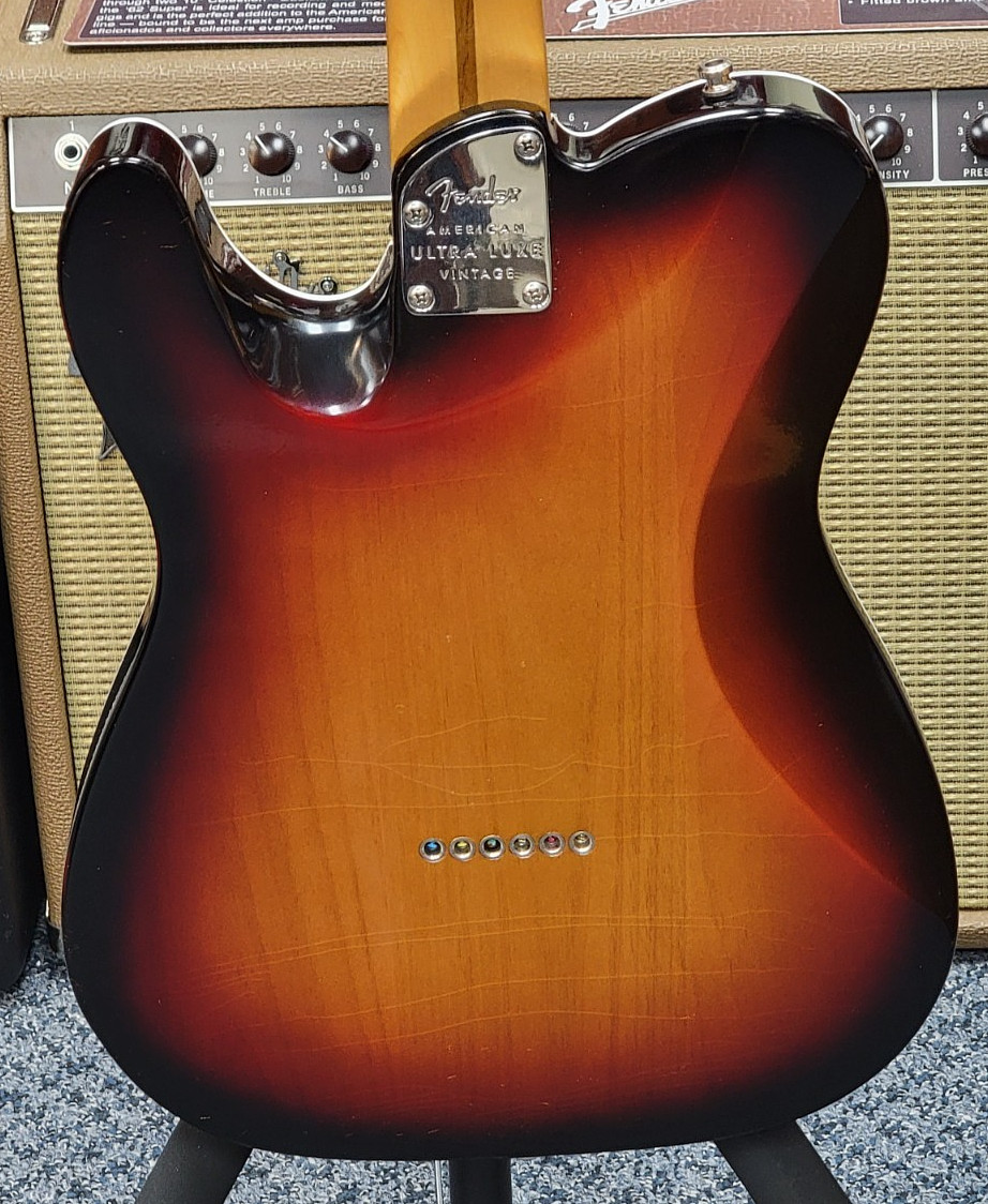 2025 Fender American Ultra Luxe Vintage ’60s Telecaster Custom w/Case! Sunburst!